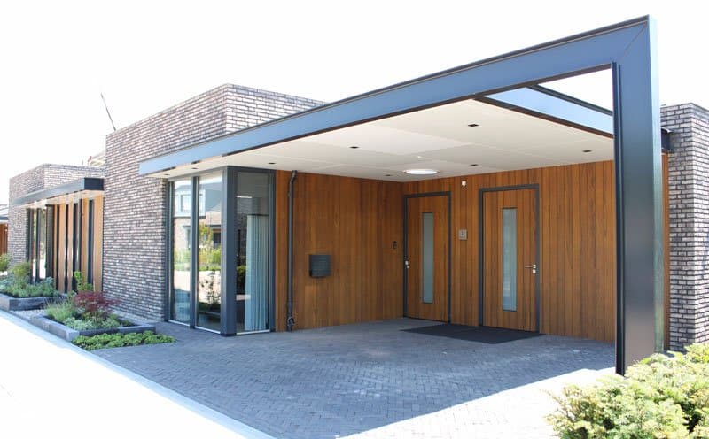 Fraké gevelbekleding hout