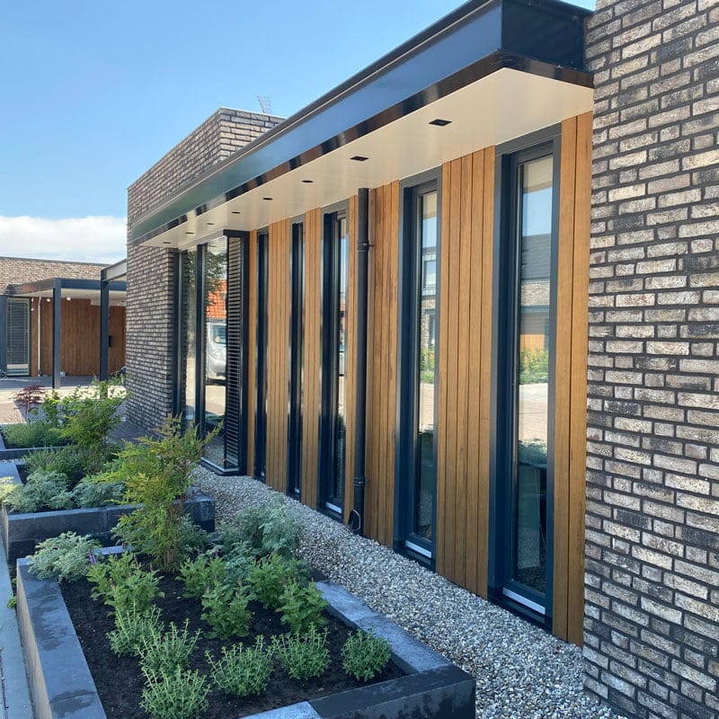 Fraké gevelbekleding woning