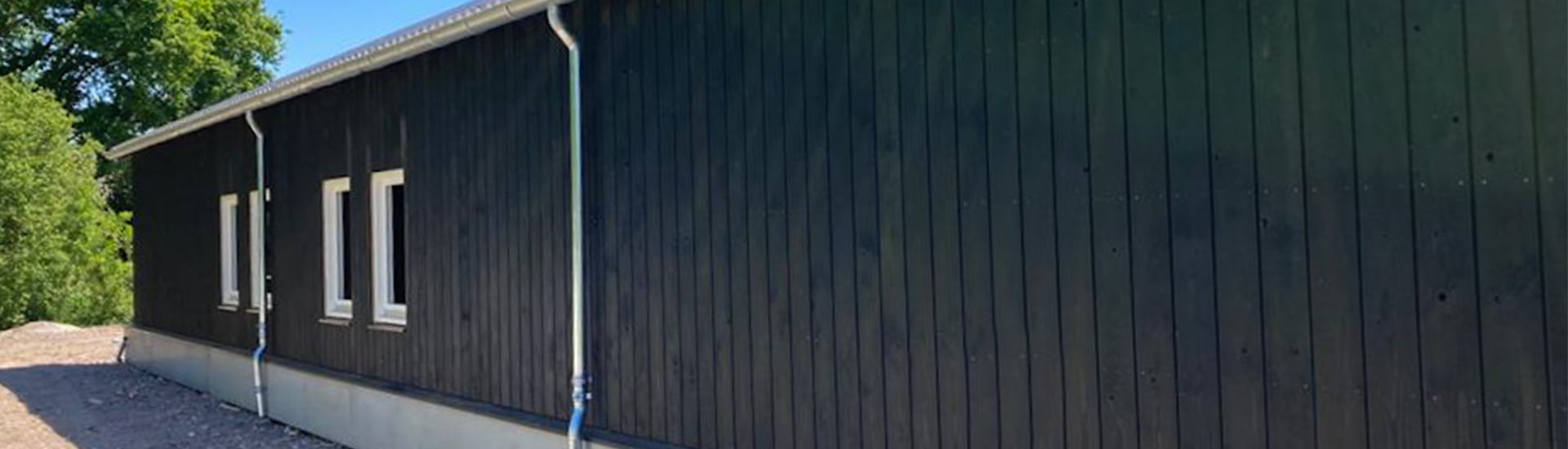 schuurwoning houten gevel
