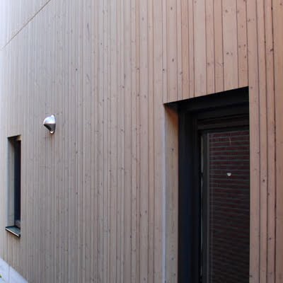 Houten gevelbekleding zacht hout