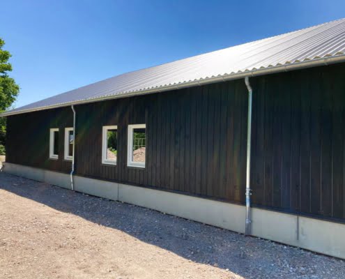 gevelbekleding schuurwoning