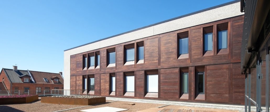 Onderhoudsarme houten gevelbekleding