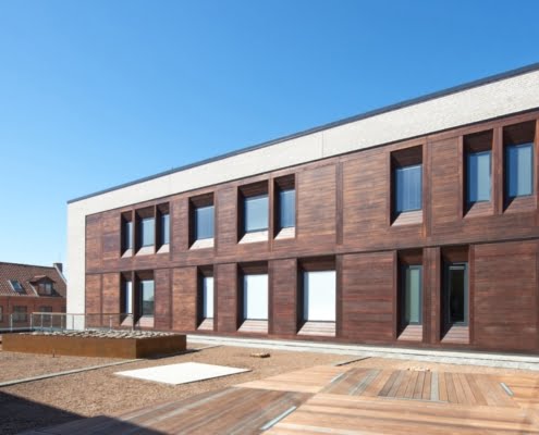 Onderhoudsarme houten gevelbekleding